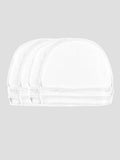 WL-WHITE12#Cotton Wig Liner in White 12 pc Pack