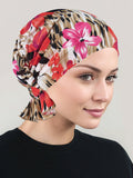 ABBEY-700#The Abbey Cap in Tropical Pink Floral *Closeout/Final Sale*