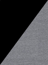 TURBANBBR-BLACKHG#Classic Bamboo Turban Reversible Black/Heather Gray