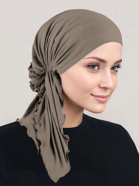 BELLA-BB-791#The Bella Scarf Bamboo Coco Brown