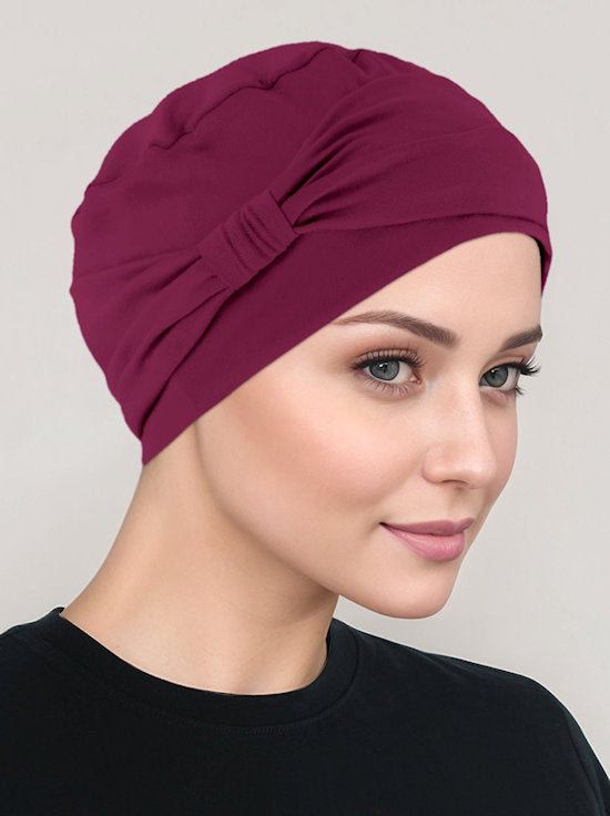 NCCB-BURGUNDY#Comfort Cap in Buttery Soft Burgundy