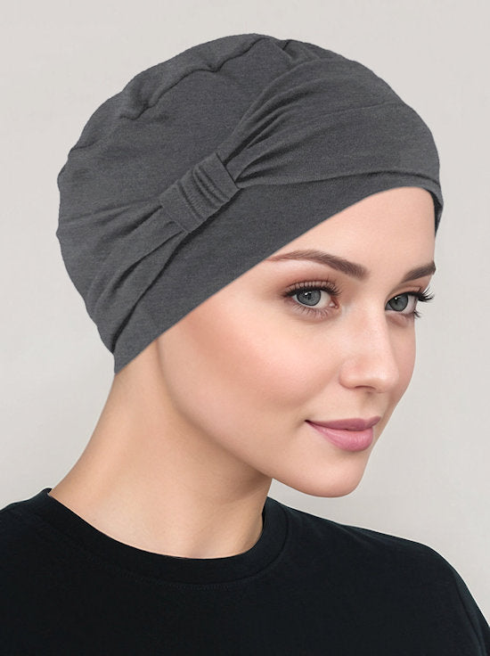 NCCB-CHARCOAL#Comfort Cap in Buttery Soft Charcoal Gray