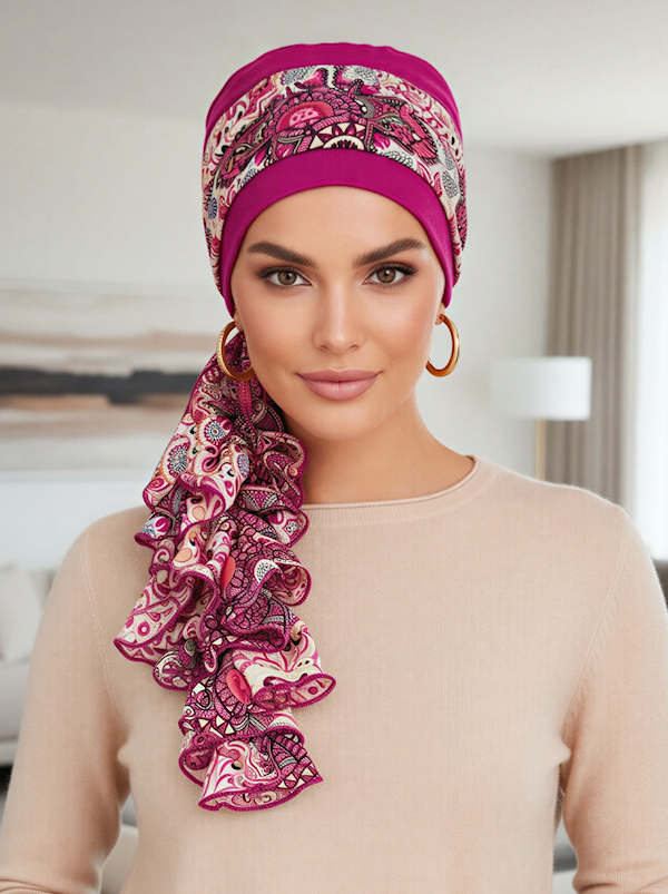 SASHRS2#Elegance Ruffle Headband Sash set 2 (5pc set)