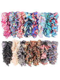 SASHRS4#Elegance Ruffle Headband Sash (15 pc set)