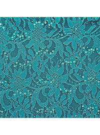 chemo beanie abbey cap in lace sequin turquoise 569b 