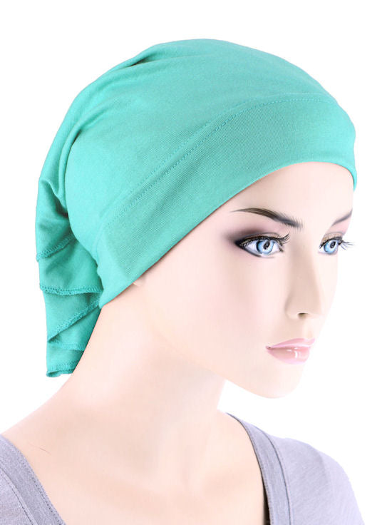 CE-BDNAWRAP-AQUA#Bandana Wrap in Aqua Blue *Clearance/Final Sale*