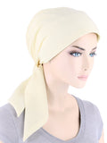 CFS-1156#Chemo Fashion Scarf Ivory