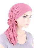 BELLA-BB-793#The Bella Scarf Bamboo Cashmere Pink