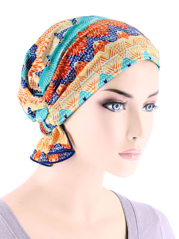 ABBEY-646#The Abbey Cap in Tropical Blue Sunset